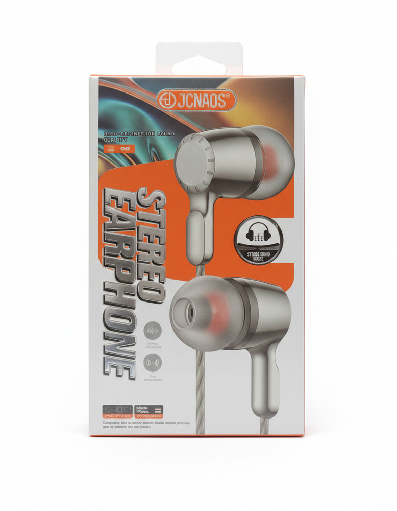 سماعة الأذن JCNAOS Stereo Earphone