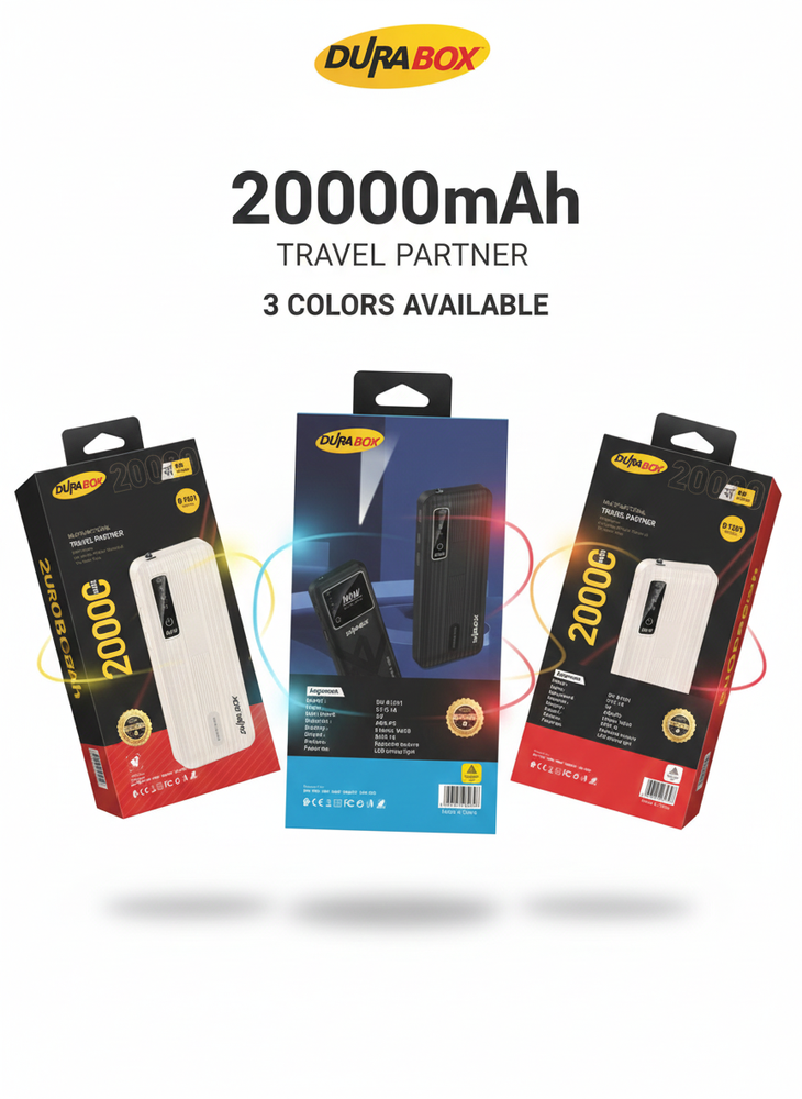 🔋 باور بانك DURABOX (20,000MAH)