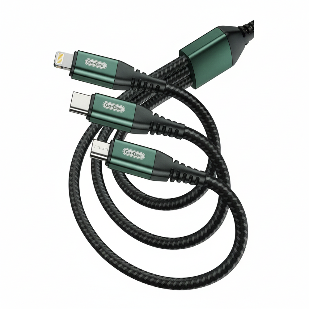 كابل  GO-DES  ( 3IN1 )