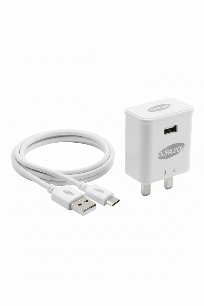 شاحن جداري مع كابل من نوع DURABOX –Micro