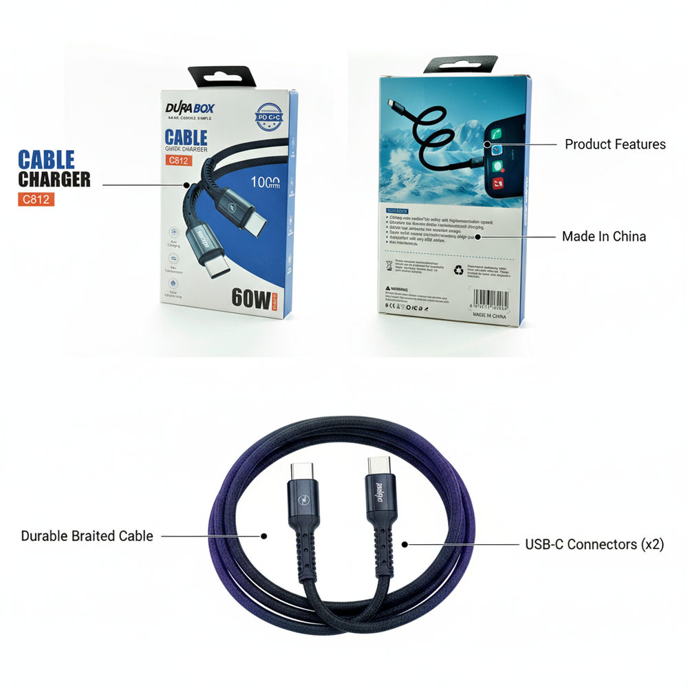 كابل DURABOX ( 1M )              TC-TC