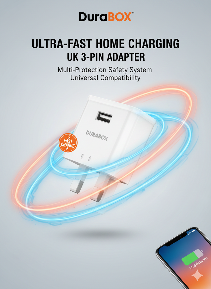 محوّل الشحن المنزلي DURABOX USB