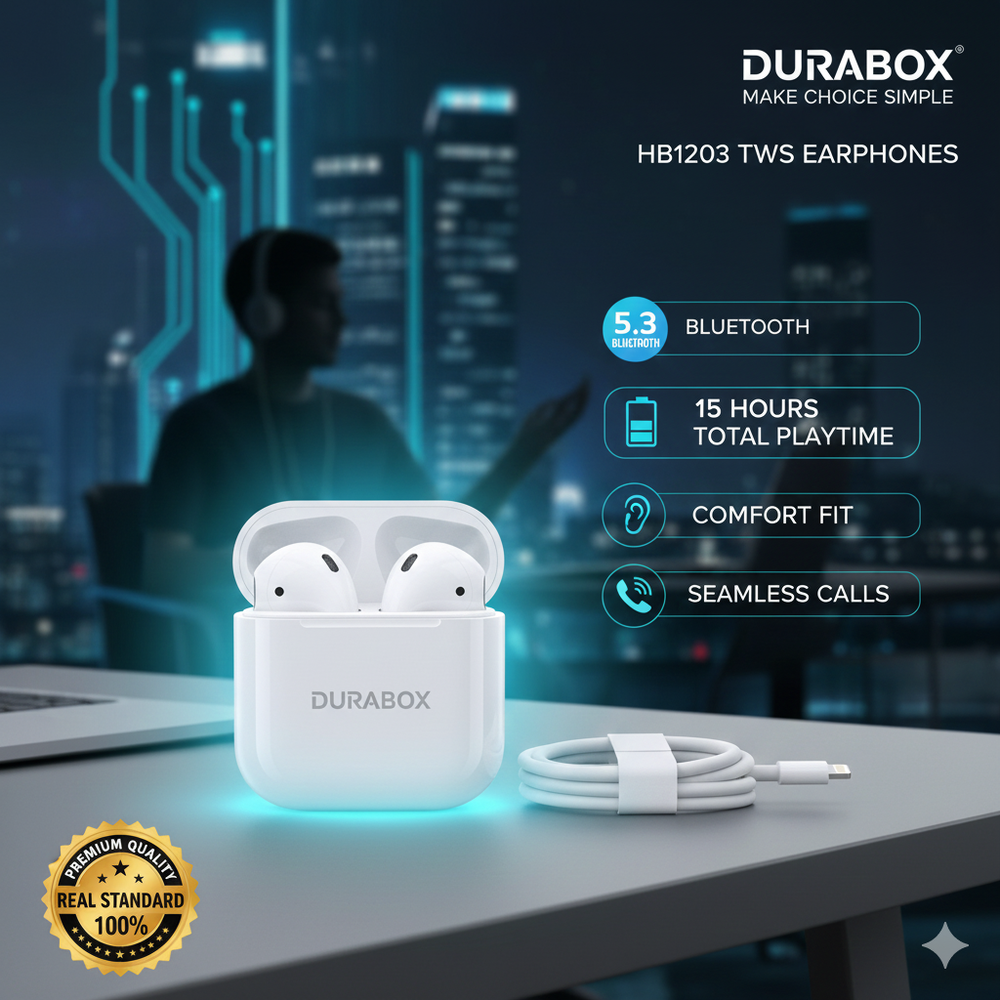 سماعات أذن لاسلكية DURABOX HB1203 TWS