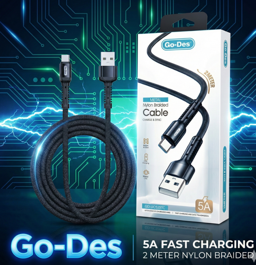 كابل  GO-DES ( 2M )              USB-TC