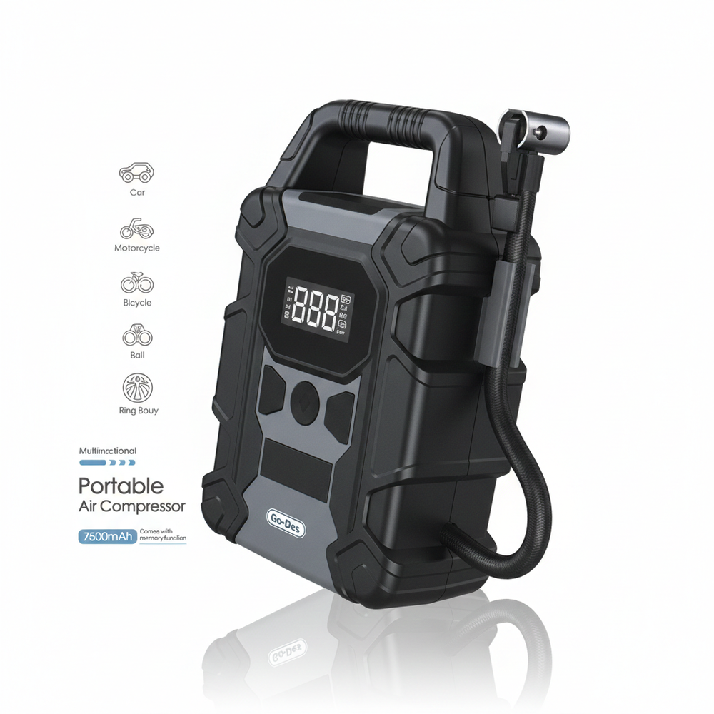منفاخ GO-DES PORTABLE AIR COMPRESSOR