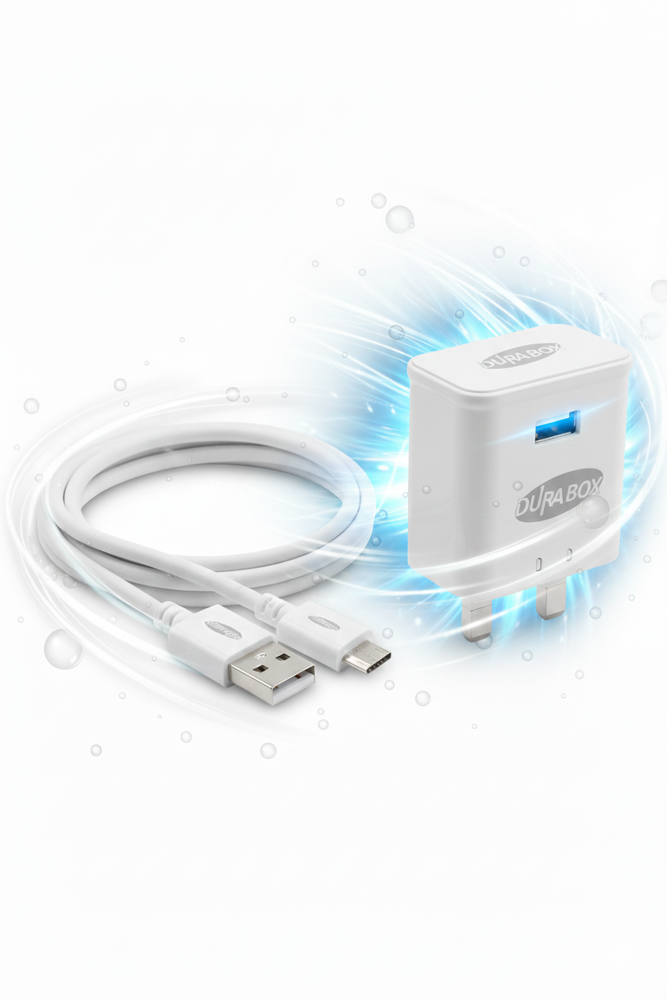 شاحن جداري مع كابل من نوع DURABOX –Micro