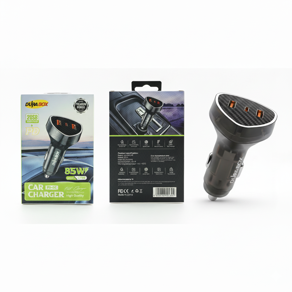 شاحن سيارة  DURABOX (3in1)(2USB+PD)