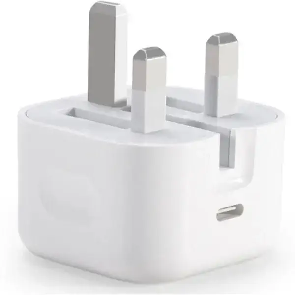 محول طاقة USB-C من ابل 20 واط - ابيض، لالهواتف الذكية