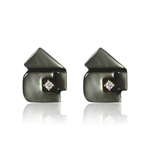 Earrings letter ج