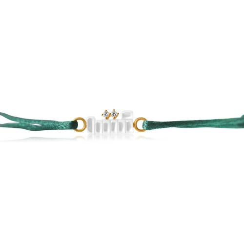 Thread bracelet letter ت