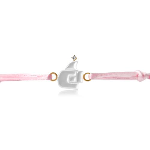 Thread bracelet letter غ