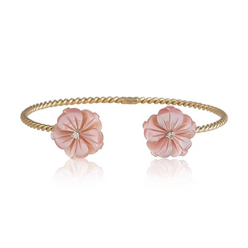 Double Flower Bangle