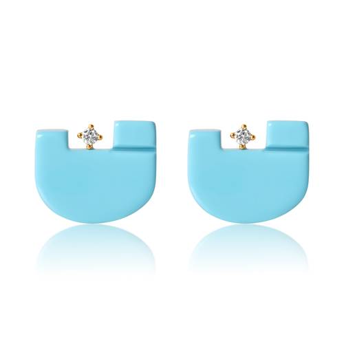 Earrings letter ن