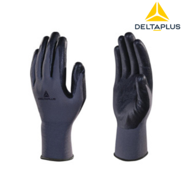 DELTA PLUS BLACK NITRILE COATING PES Glove