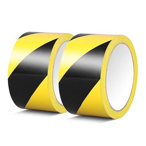 Yellow and Black Warning Tape