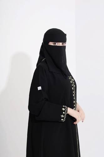 نقاب بقماش كوري بجبهه مبطنه بفازلين