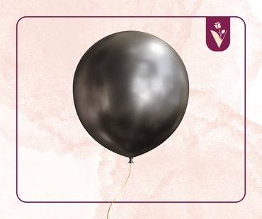 Regular balloons with one piece - Black