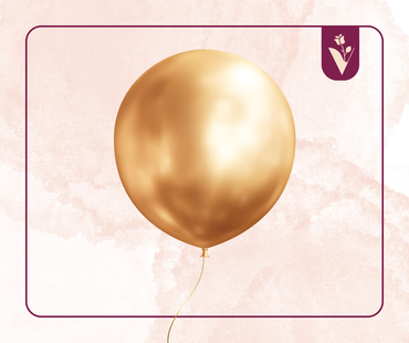 Regular balloons with one piece - Brown