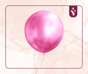 Regular balloons with one piece - Pink