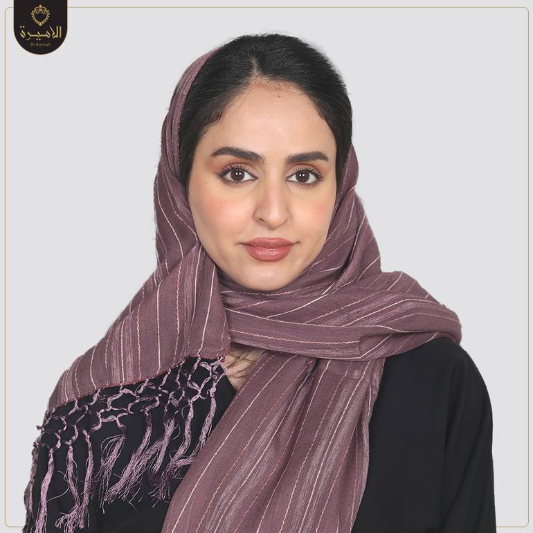 طرحة هندي كشمير غامق