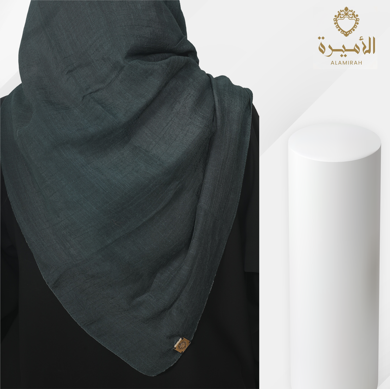 طرحة لنن رمادي