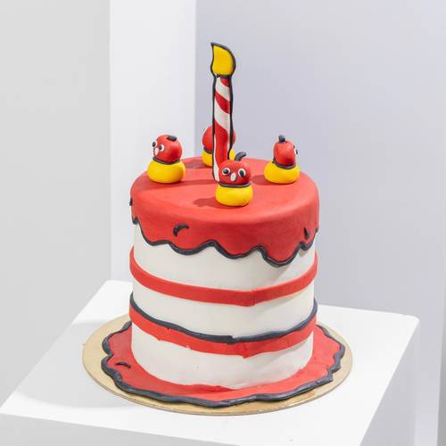 Fondant Birthday Cake