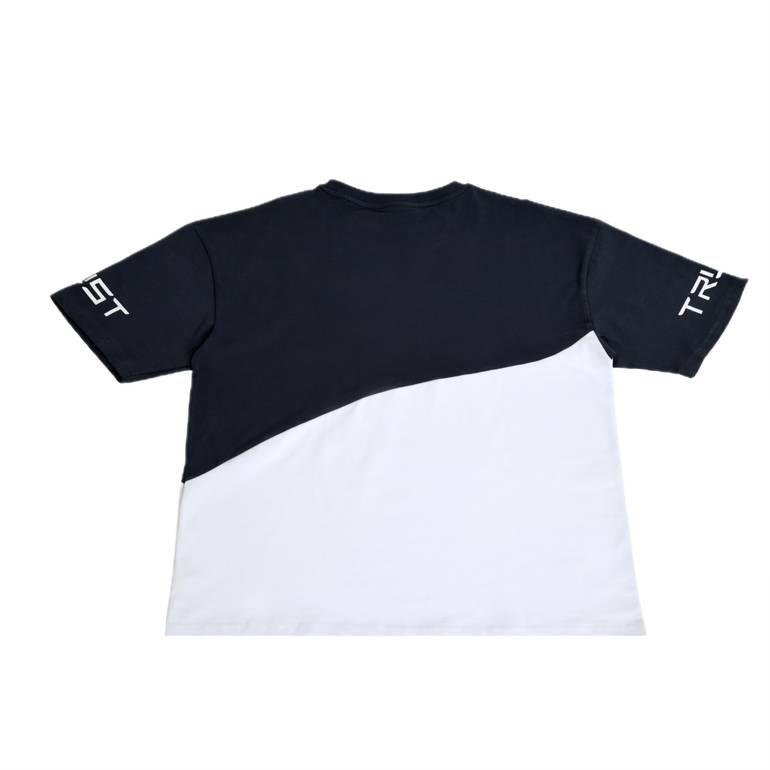 Grey and white T-shirt