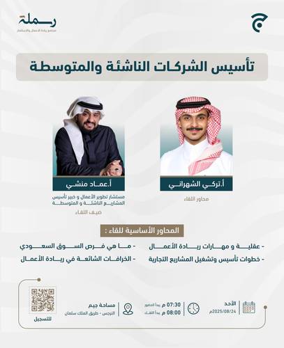 تأسيس الشركات الناشئة والمتوسطة