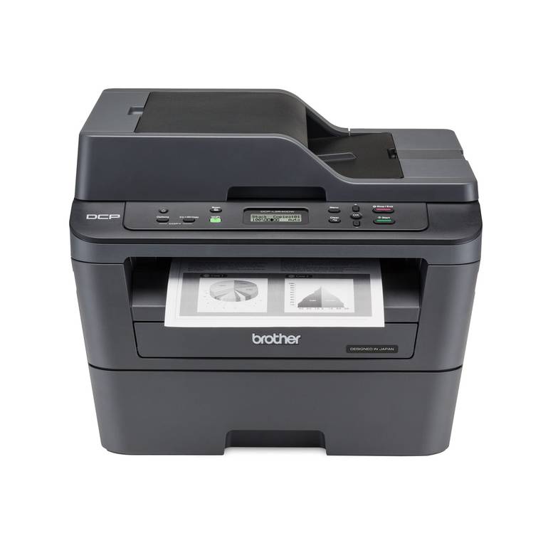 طابعة ليزر لاسلكية أحادية اللون ومتعددة الوظائف من براذر (DCP-L2540DW)
