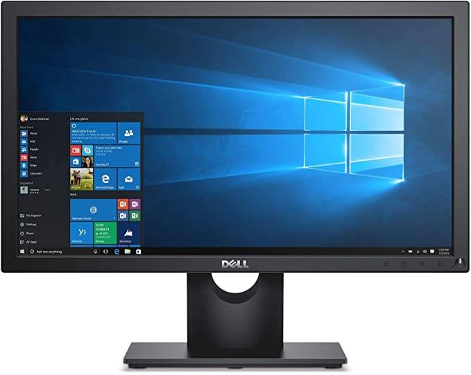 Dell E2016HV VESA Mountable 20" HD+ Screen LED-Monitor, Black