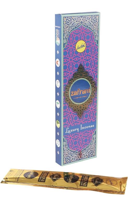 عود الزعفران الهندي ( 12 عبوة من عود زعفران )
