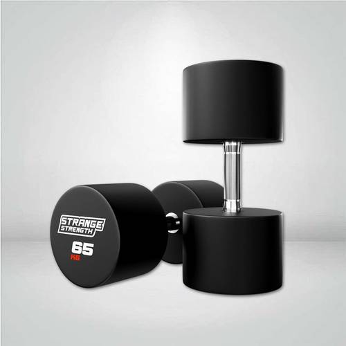 STRANGE STRENGTH Polyurethane Dumbbells (CPU) 65 KG