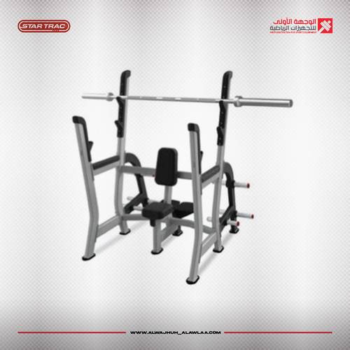 IP,BENCH,OLY MILITARY PRESS, RetroFrtnessبنش اولمبي اكتاف اصفر