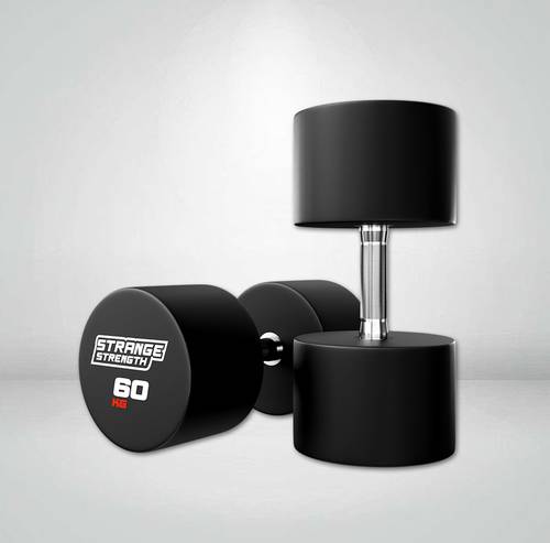 STRANGE STRENGTH Polyurethane Dumbbells (CPU) 60KG 