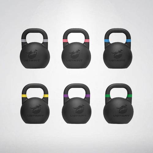 USTRFIT Cast Iron Kettlebell - 6KG-8KG-12KG-16KG-20KG-24KG