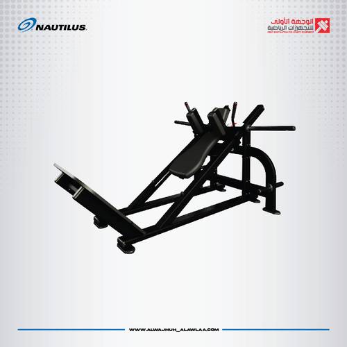 HACK SQUAT PLATE LOADED, Black CUSTOMجهاز ارجل سكوات حر نوتيلس اسود 