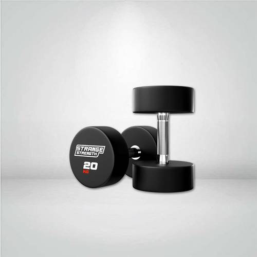STRANGE STRENGTH Polyurethane Dumbbells (CPU) 20KG