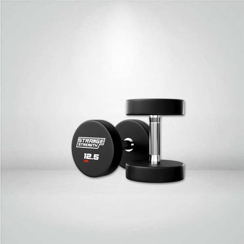 STRANGE STRENGTH Polyurethane Dumbbells (CPU) 12.5KG