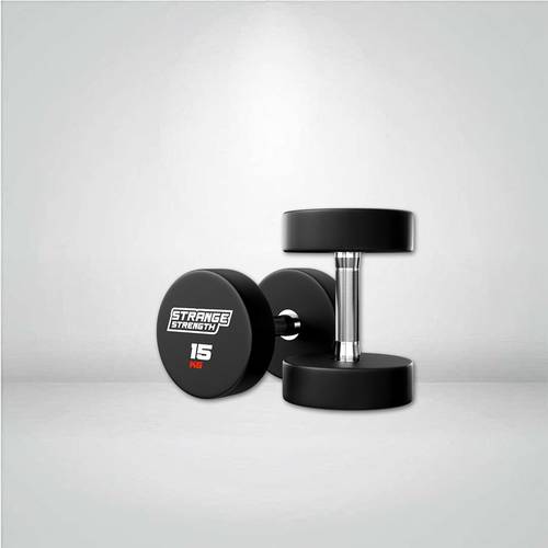 STRANGE STRENGTH Polyurethane Dumbbells (CPU) 15KG