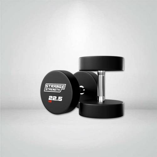 STRANGE STRENGTH Polyurethane Dumbbells (CPU) 22.5KG