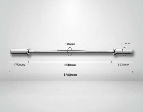 OK5004-1 USTRFIT OLYMPIC BARBELL 1.2M 
