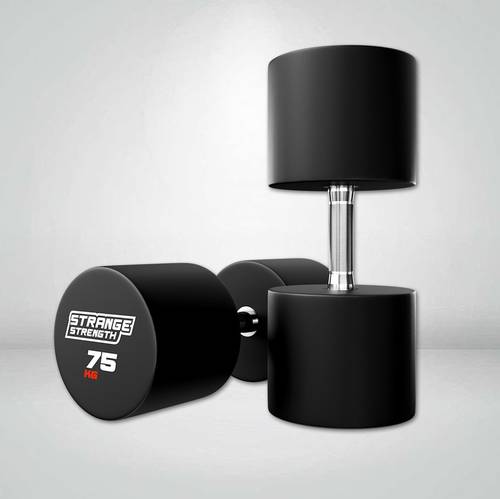 STRANGE STRENGTH Polyurethane Dumbbells (CPU) 75 KG
