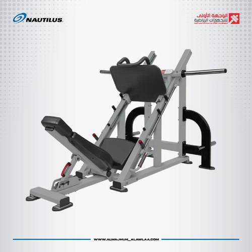 Nautilus Plate loaded Leg Press  جهاز دفع رياضي سلفر جديد 
