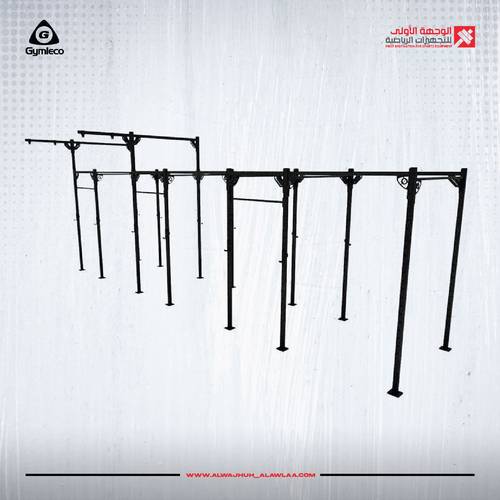 GYMLECO RIG WITH 6 LIFTING PLACES(602) راك سكوات متعدد