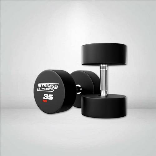 STRANGE STRENGTH Polyurethane Dumbbells (CPU) 35KG