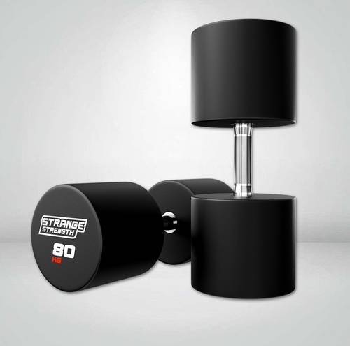 STRANGE STRENGTH Polyurethane Dumbbells (CPU) 80 KG