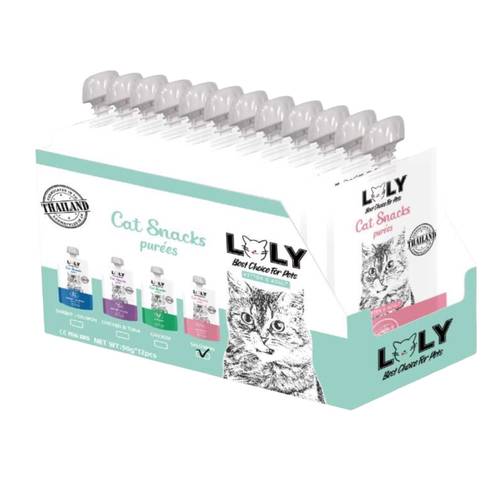 لولي كات مكافات عصار بالسالمون للقطط الكبيرة والصغيرة 110g