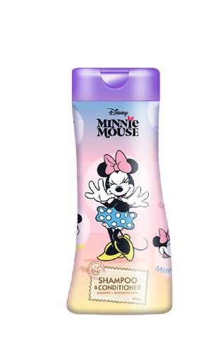 شامبو وبلسم 2 في 1 للأطفال من ديزني DISNEY MINNIE MOUSE ميني ماوس – لتنظيف وتنعيم الشعر بلطف | 473 مل
