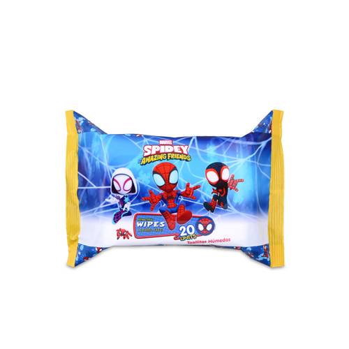 مناديل سبايدي للأطفال من ديزنيDISNEY SPIDEY مبللة برائحة منعشة 20منديل