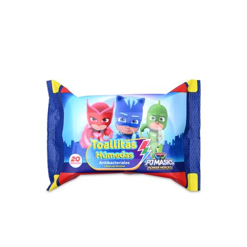 مناديل بي جي ماسك للأطفال من هاسبرو HASBRO PJMASK مبللة برائحة منعشة 20منديل